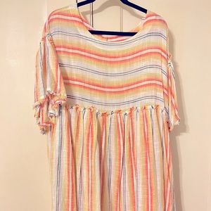 Free People Striped Tunic